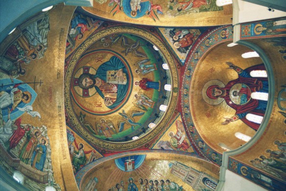 harissa - deckenmalerei in der basilika st.paul